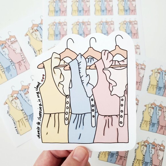 LB025 Thanks For Shopping Stickers [Price Firm] - Picture 6 of 8